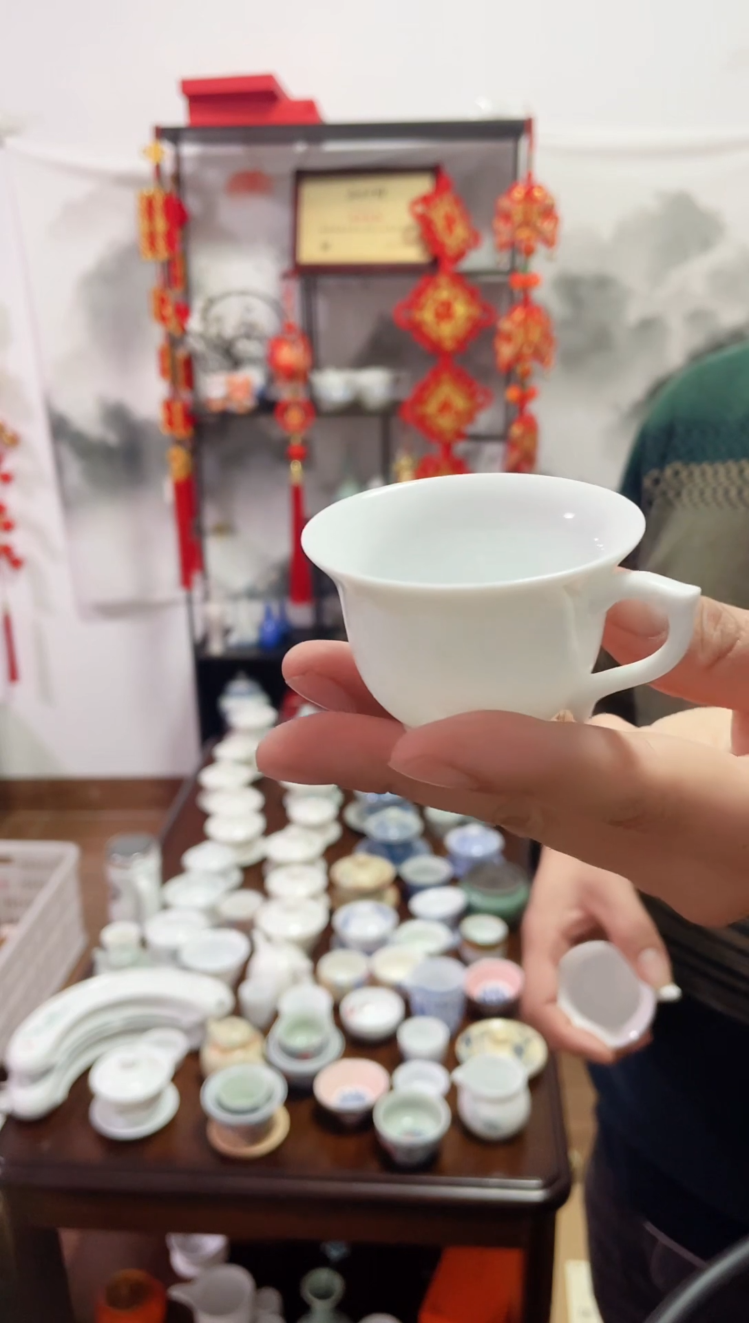 【闪购商品】【瓷心匠物】直播间福利专款带耳杯2个大