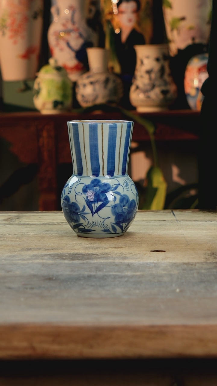 【闪购商品】瓷片景德镇纯手工釉下彩精品花瓶