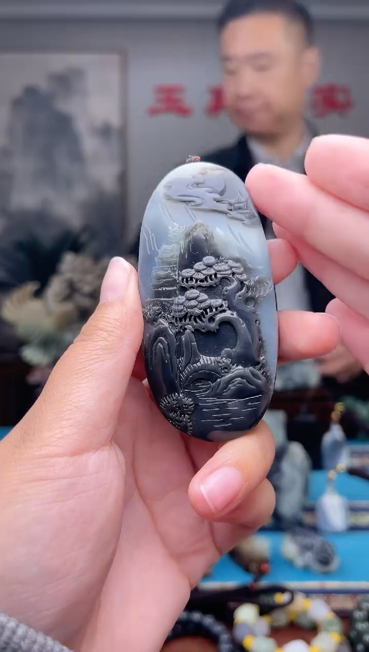 未镶嵌和田玉挂件1