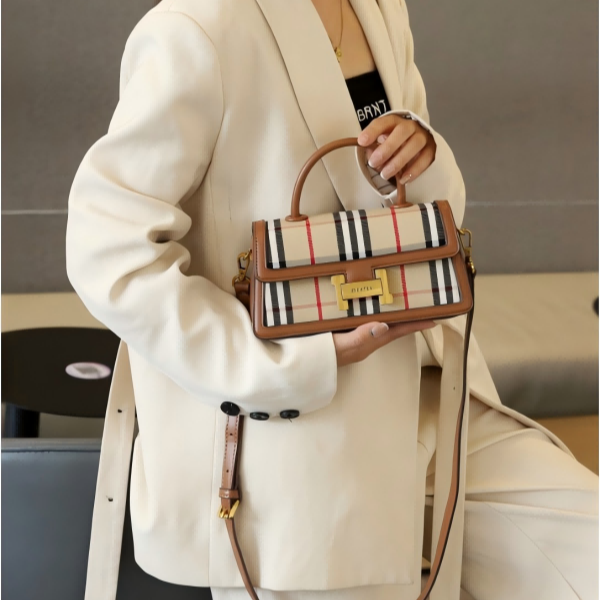 BSS-VAZSLVE/原创设计SKL-R-0023-棕色 春季新款轻奢小包