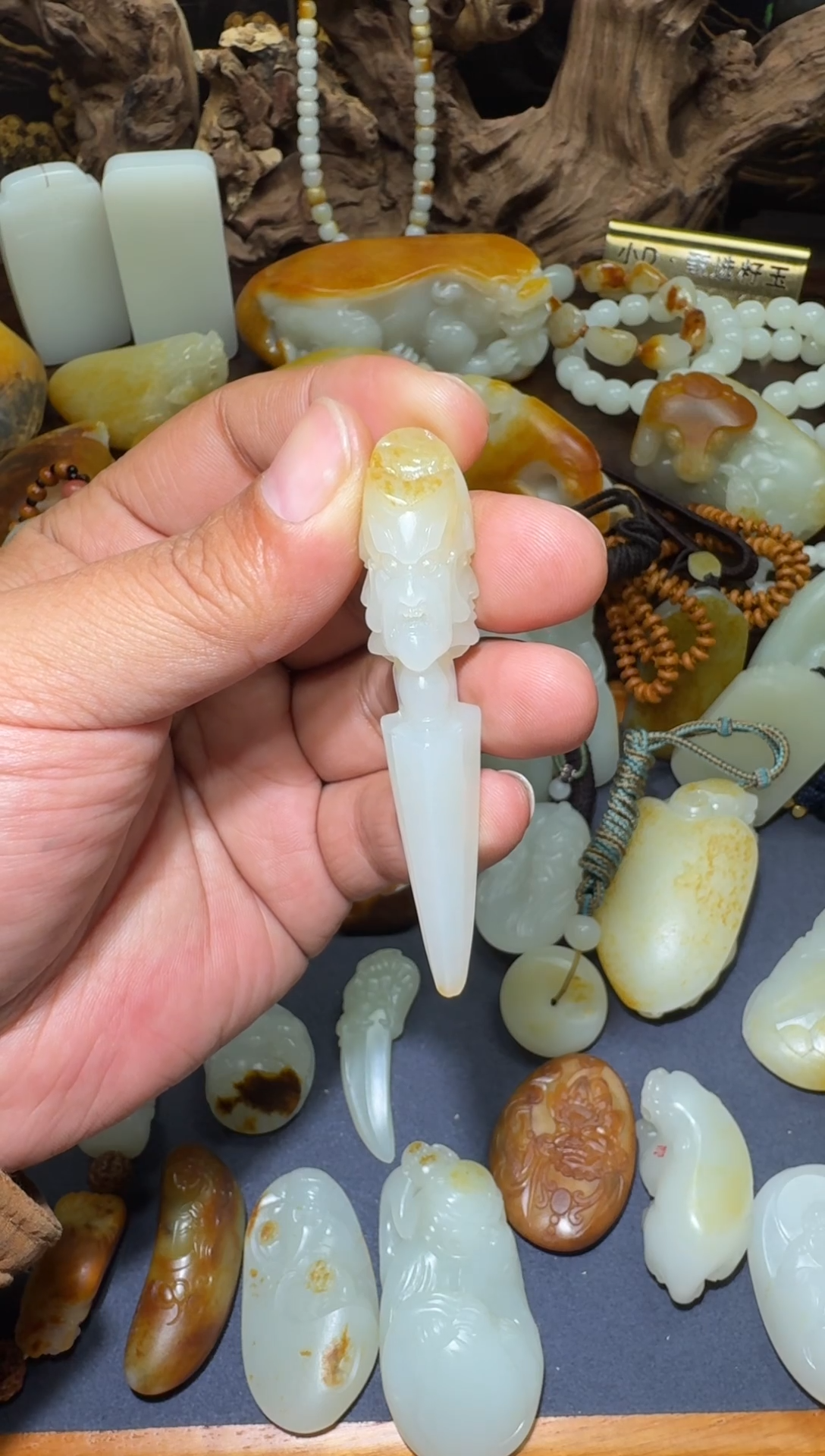 吊坠(不含链)未镶嵌和田玉和田玉挂件