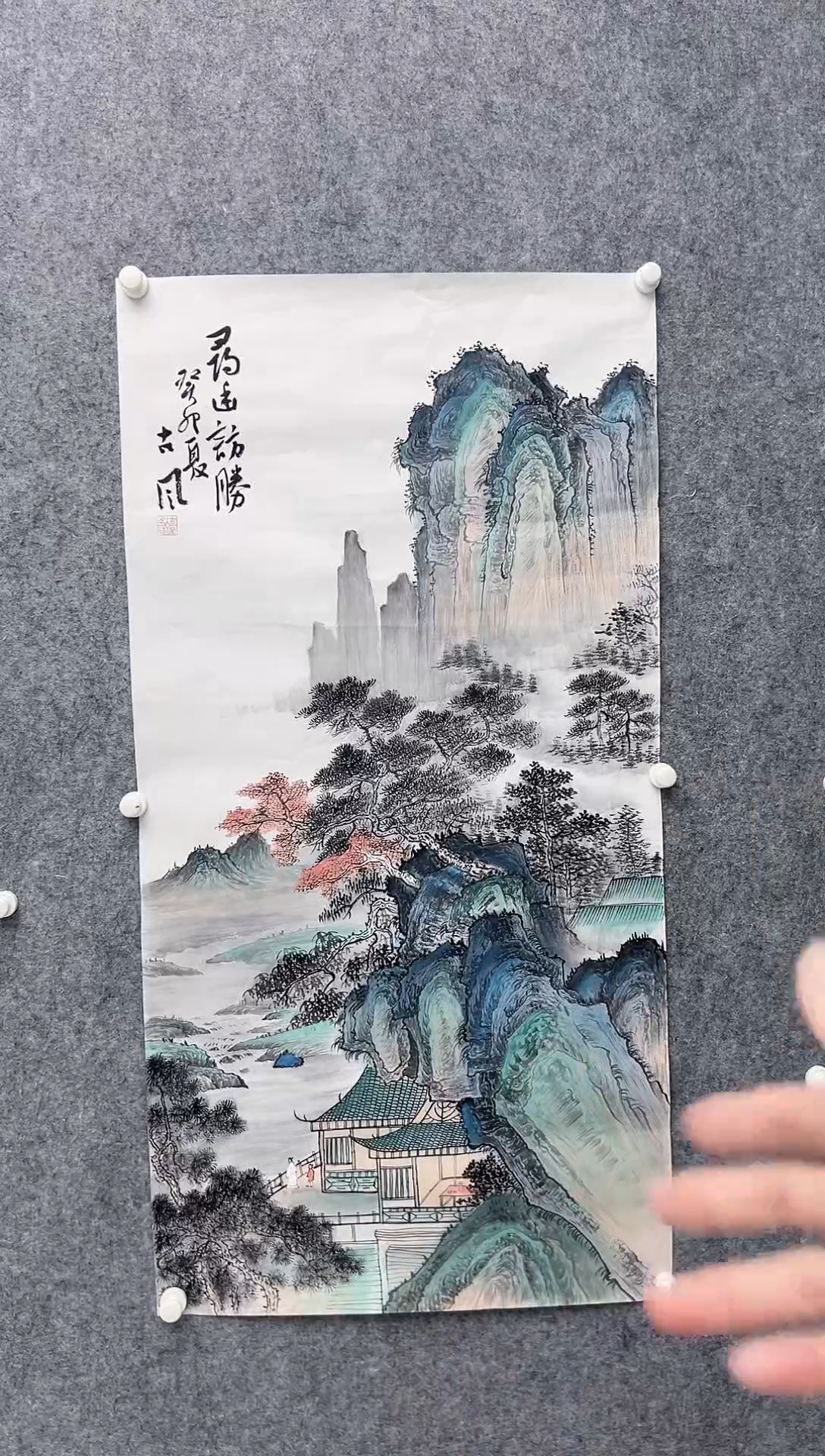 【闪购商品】绘画陈钧-山水-8平尺-01