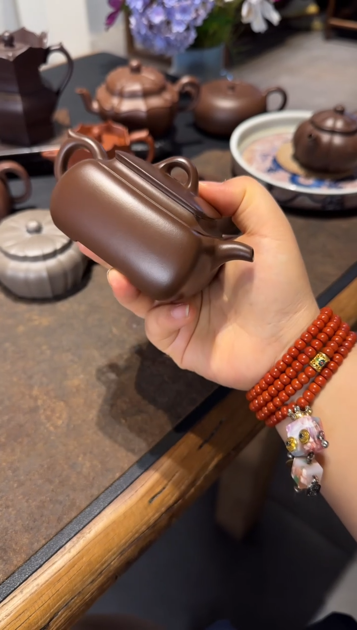 茶壶紫砂清**城长四方 紫砂壶