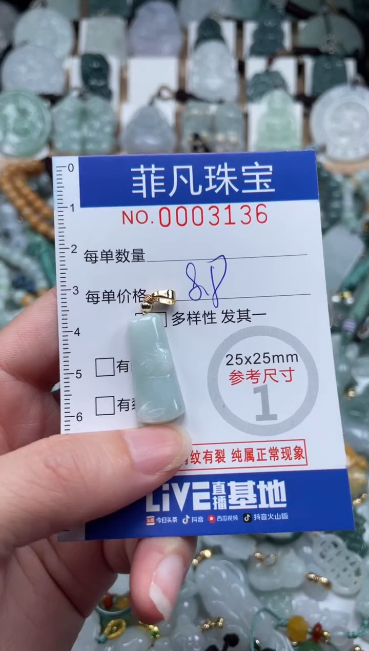 翡翠未镶嵌颈饰00..3136