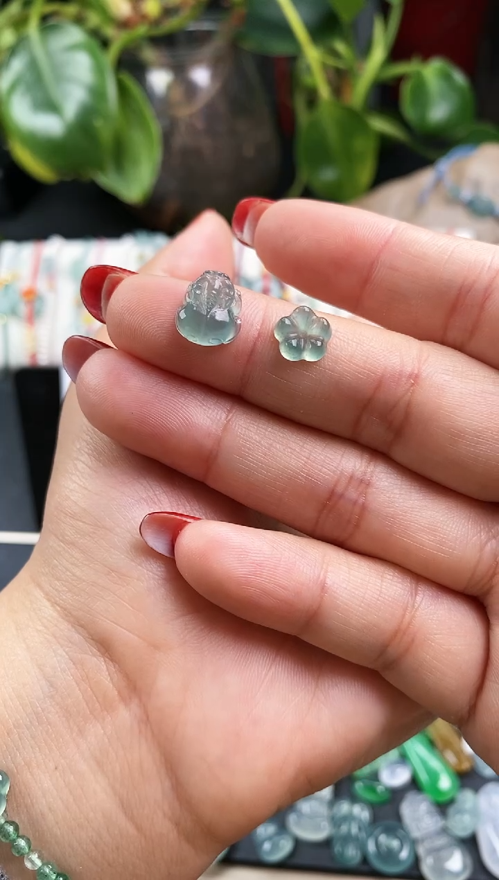 【闪购商品】翡翠戒指未镶嵌貔貅+小花