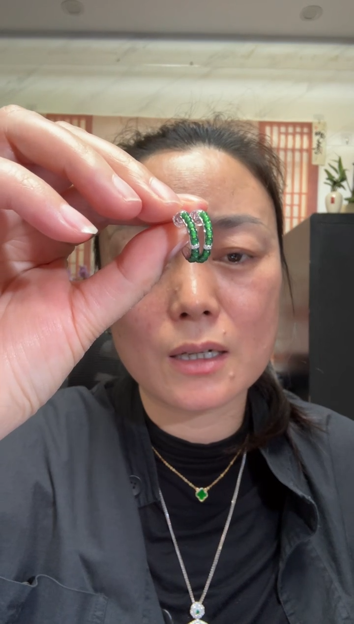 颈饰银S925镶嵌翡翠【多样性发其一】00003001