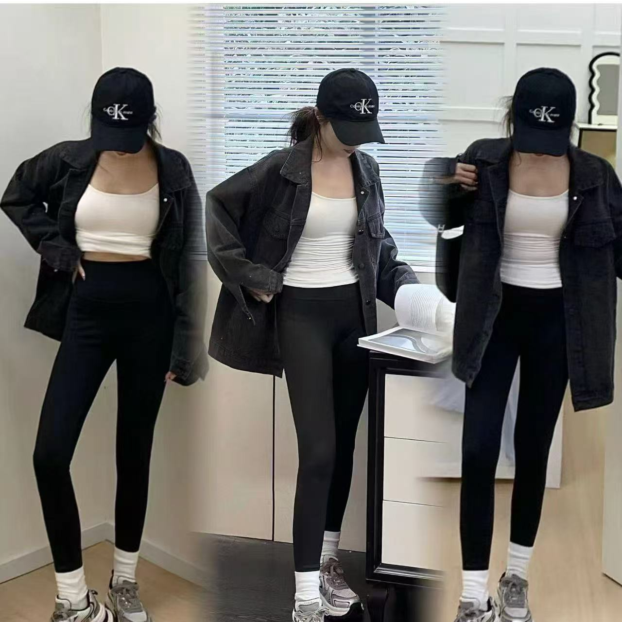 小鑫【暖塑隐形】加绒软糯保暖加绒高弹芭比裤女