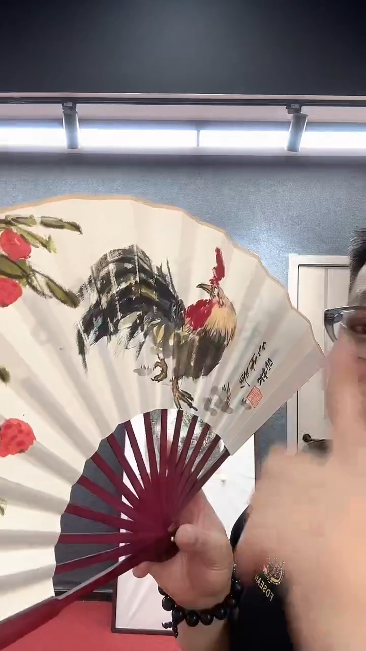 国画吕芳/国画/扇面