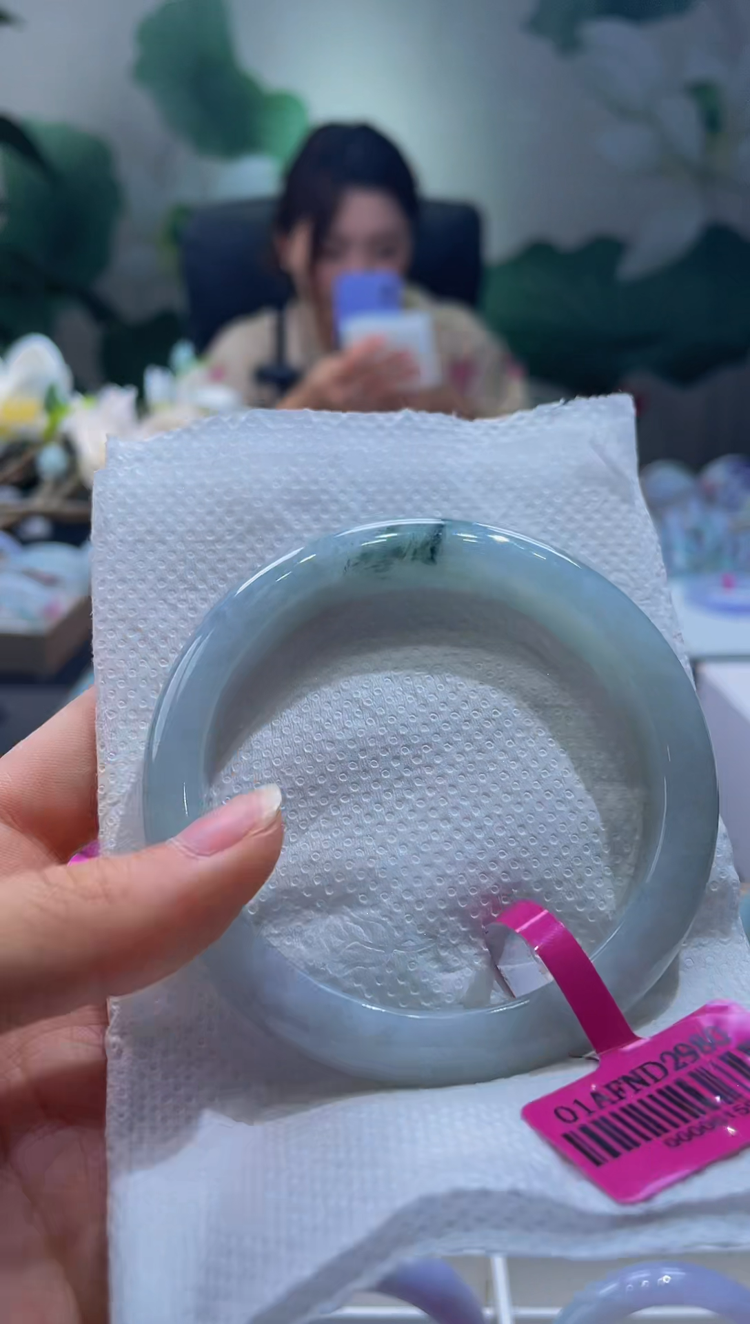 翡翠未镶嵌手镯276手镯59.4