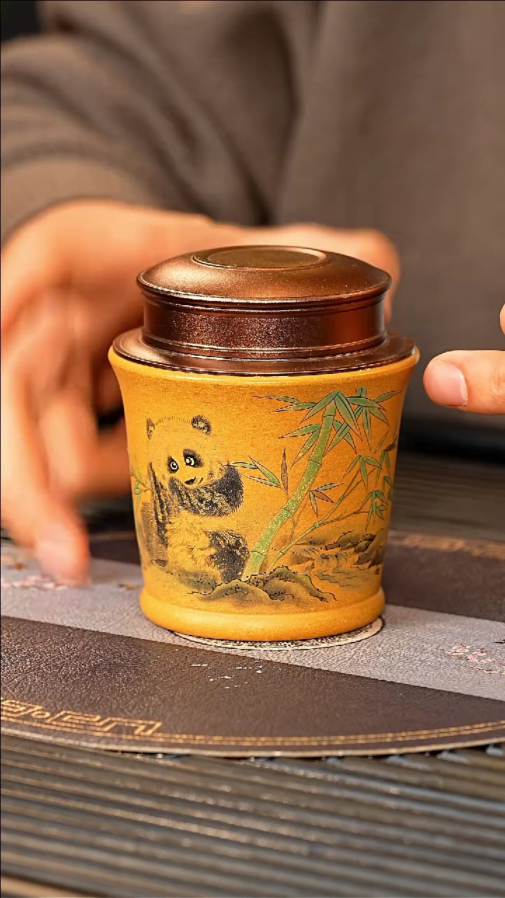 【闪购商品】紫砂茶壶顽壶紫砂精选茶叶罐