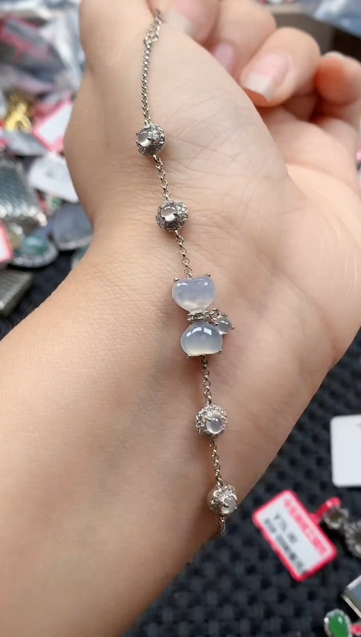 银S925镶嵌戒指翡翠天然A货缅甸翡翠