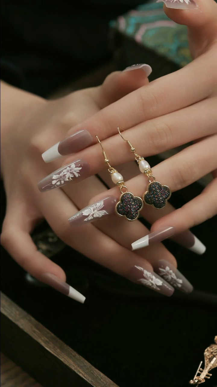 刺绣湘传礼缂丝耳饰