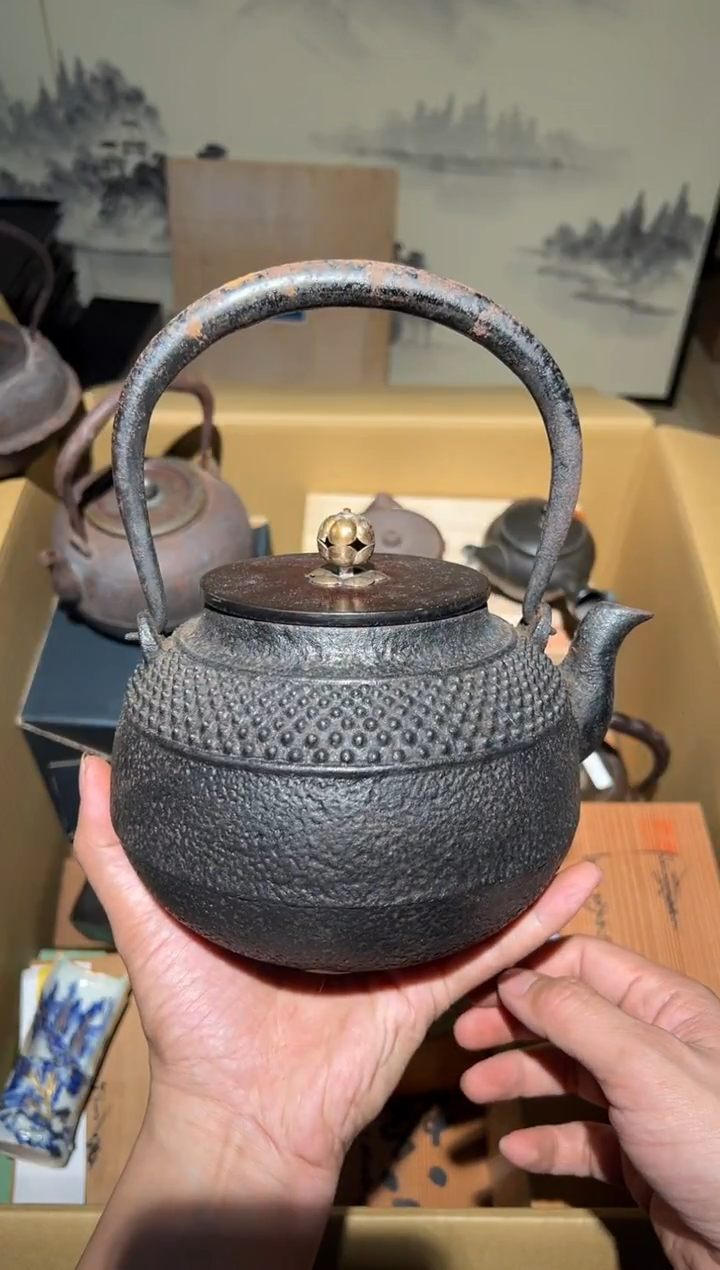 铁A3922铁壶中古周边/修补痕迹