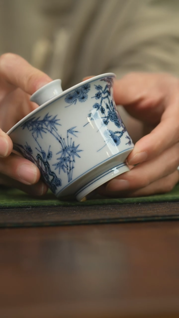 【闪购商品】杯柴窑青花破价福利