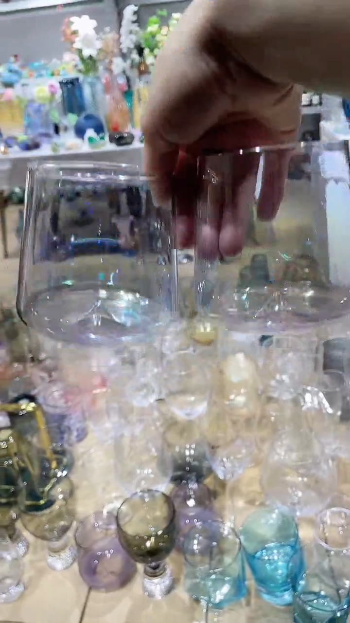 【闪购商品】水晶玻璃2支微瑕有凹窝水杯