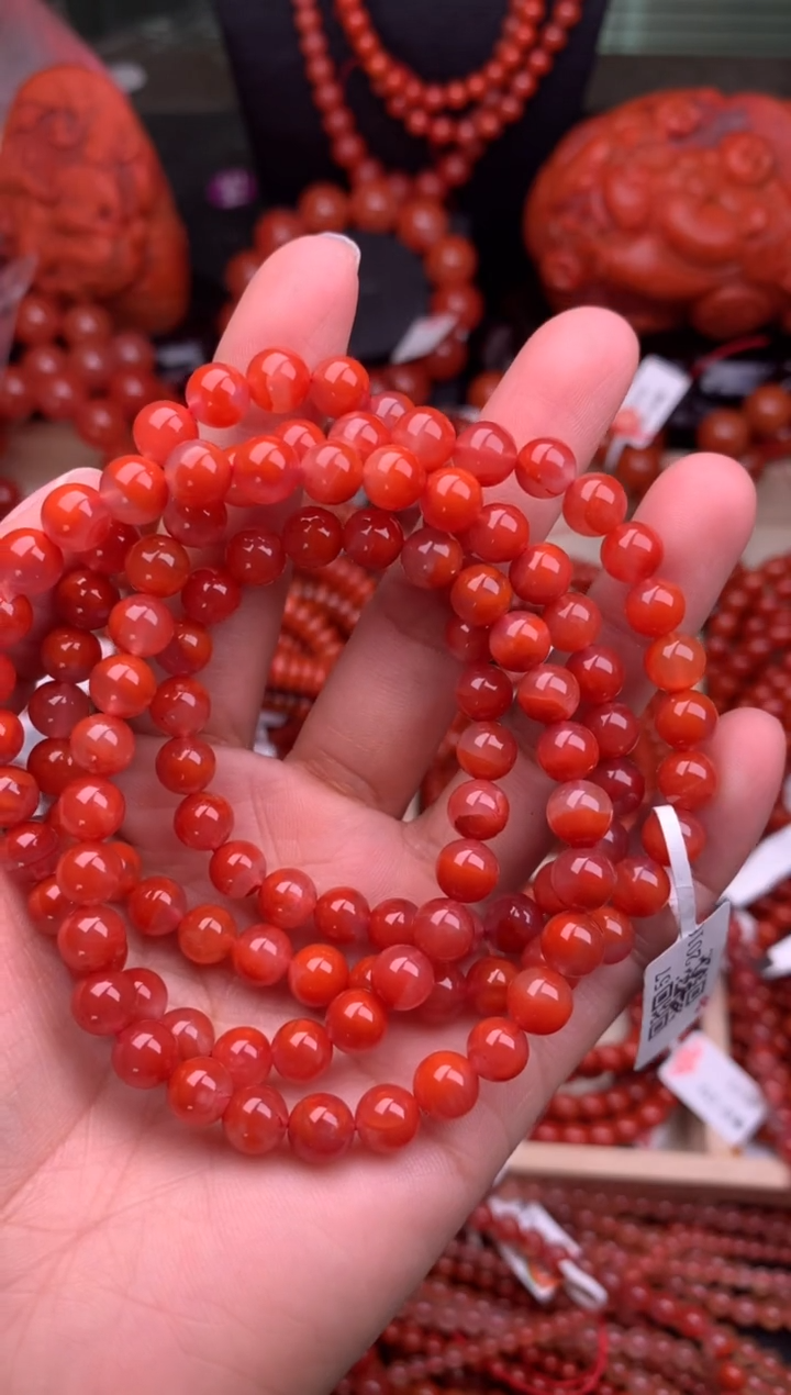 【闪购商品】南红玛瑙珠宝奇石未镶嵌7随机多样性/一条