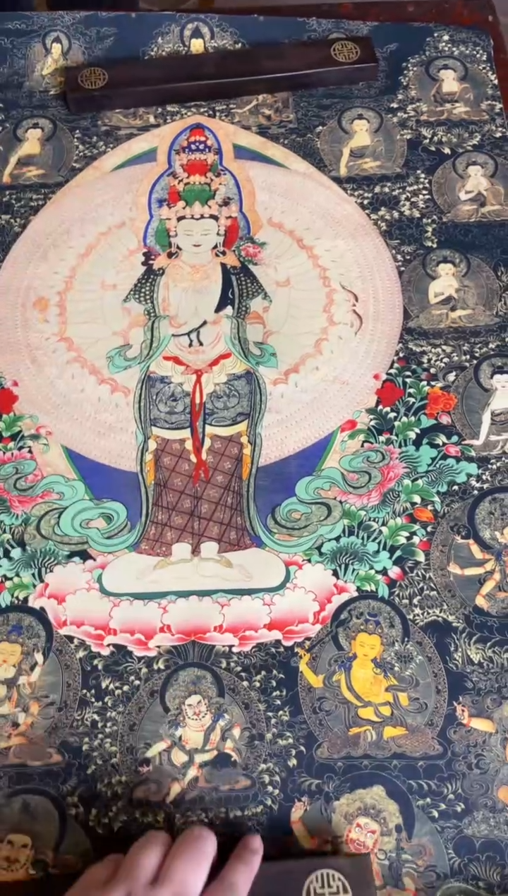 卷轴画手绘唐卡009