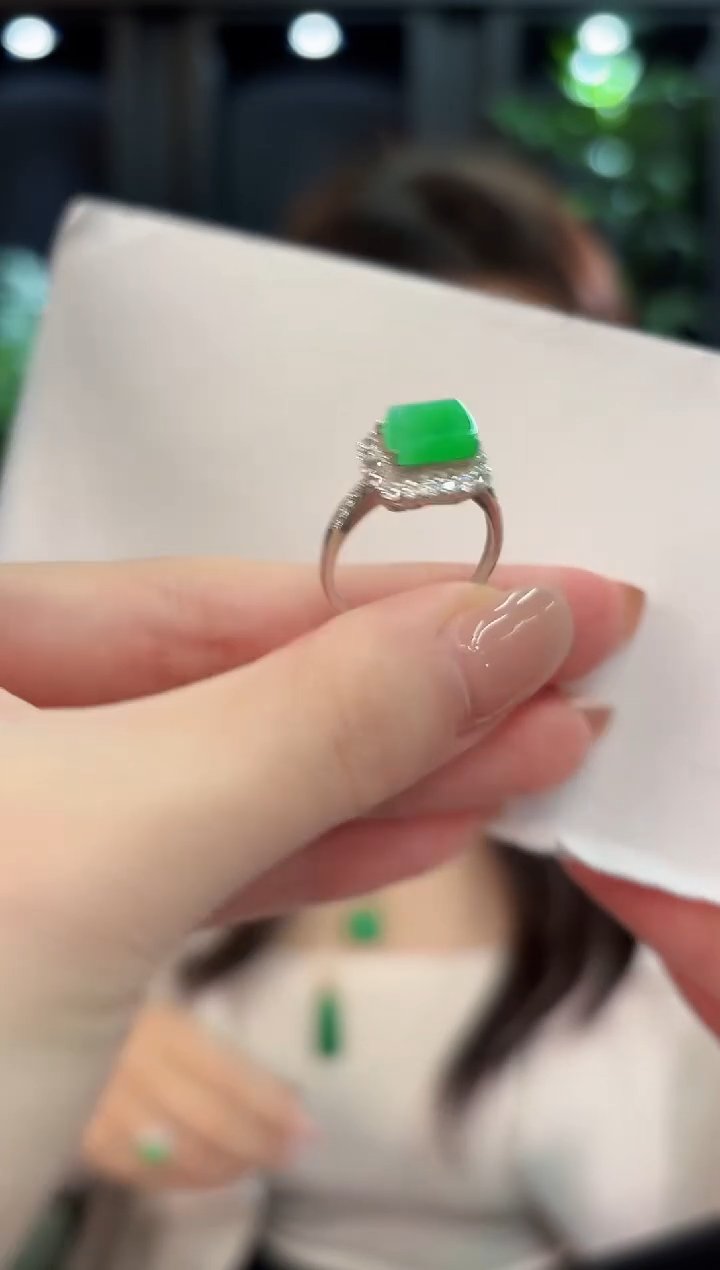 未镶嵌戒指翡翠 缅甸A货/支持复检/一件