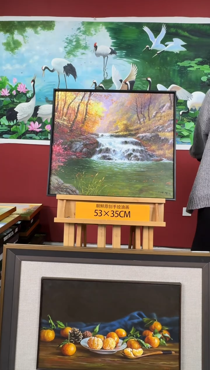 油画【225号】约53*35cm丨朝鲜原创纯手绘孤品油画丨顺丰包邮