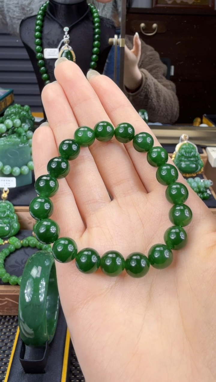 【闪购商品】和田玉（碧玉）手串未镶嵌