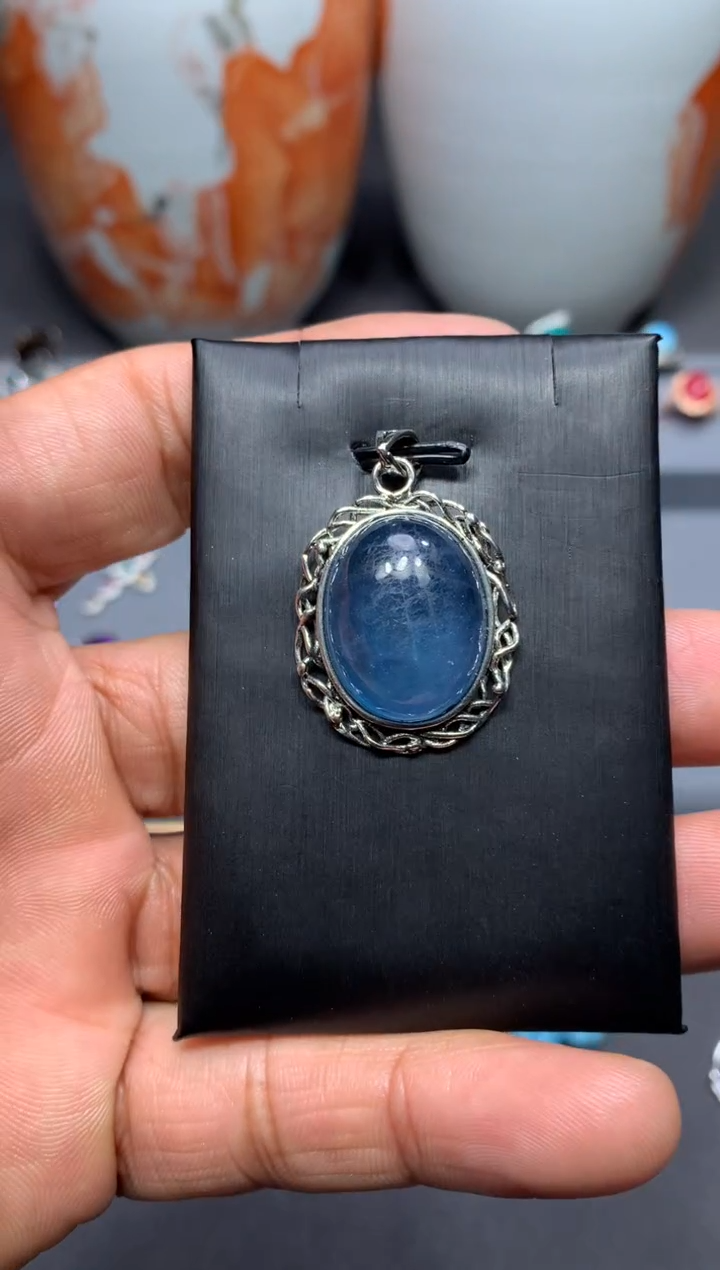 【闪购商品】海蓝宝石颈饰未镶嵌W54（随机性发货只发一单）