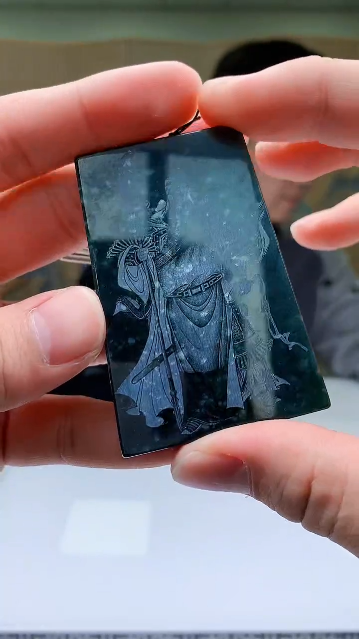 【闪购商品】定制翡翠未镶嵌4917bb-毛货挂件79