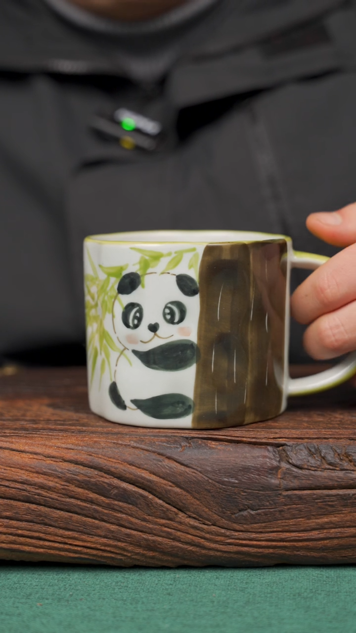 【闪购商品】瓷片67寻一缕瓷香杯釉下手工手绘瓷器