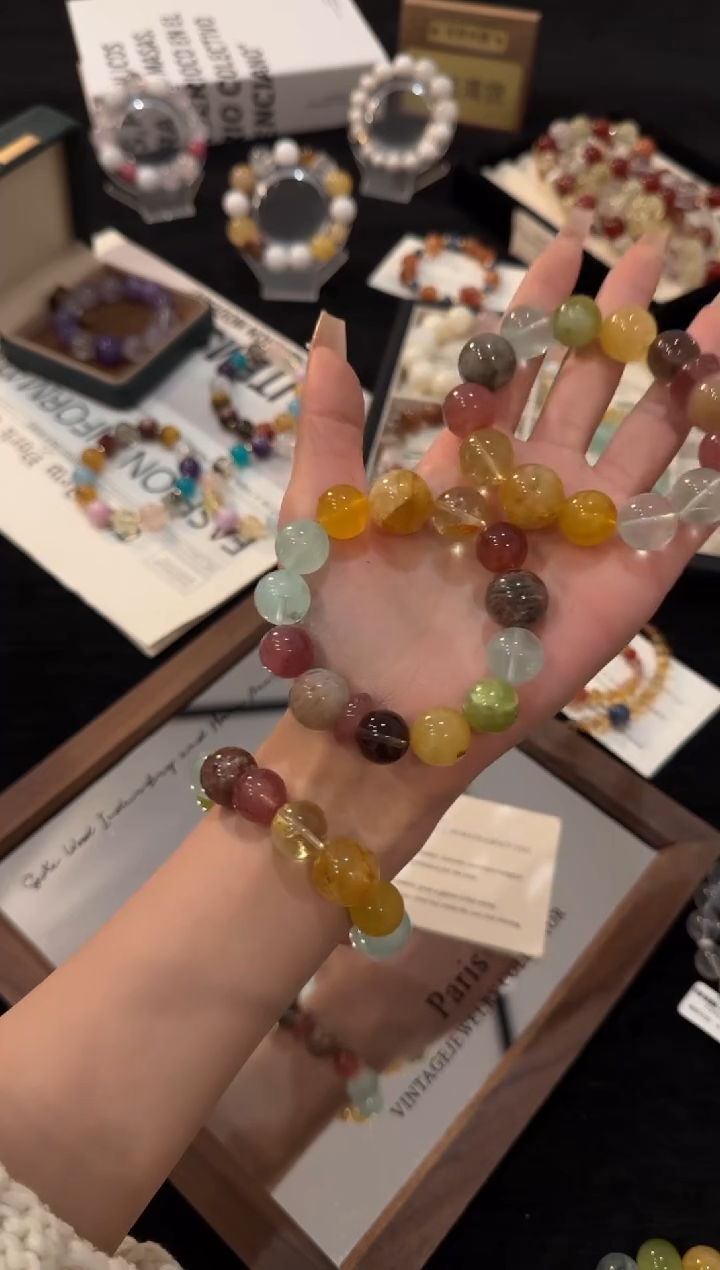 合金手链水晶春华秋实x3229