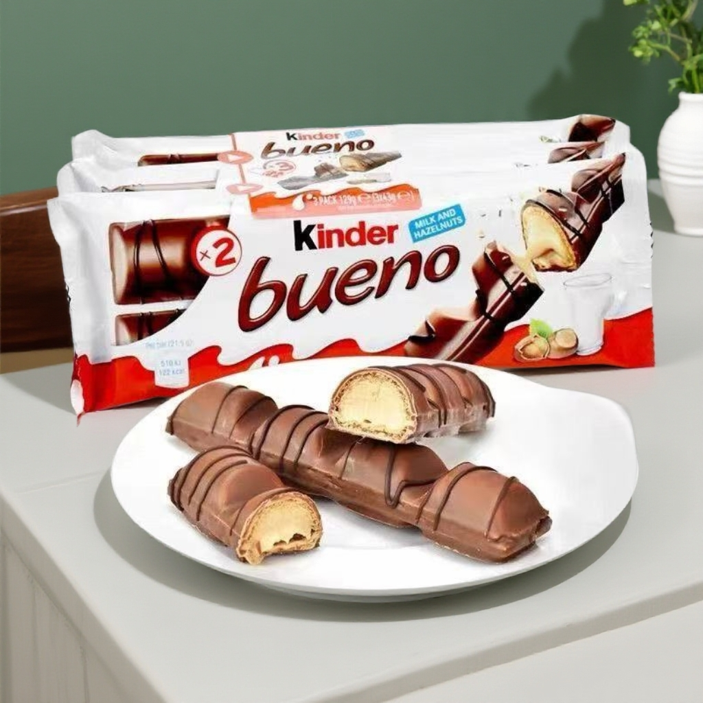 （买1送1）意大利进口Kinder/健达缤纷乐巧克力牛奶榛果威化巧克力