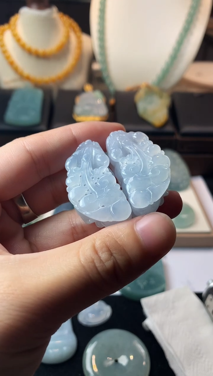 未镶嵌定制翡翠芥*毛货不退不换