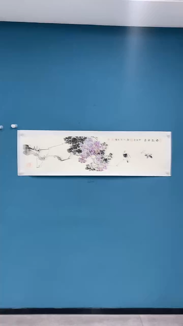 【闪购商品】国画1.19-王夫怀-四尺对开花鸟27