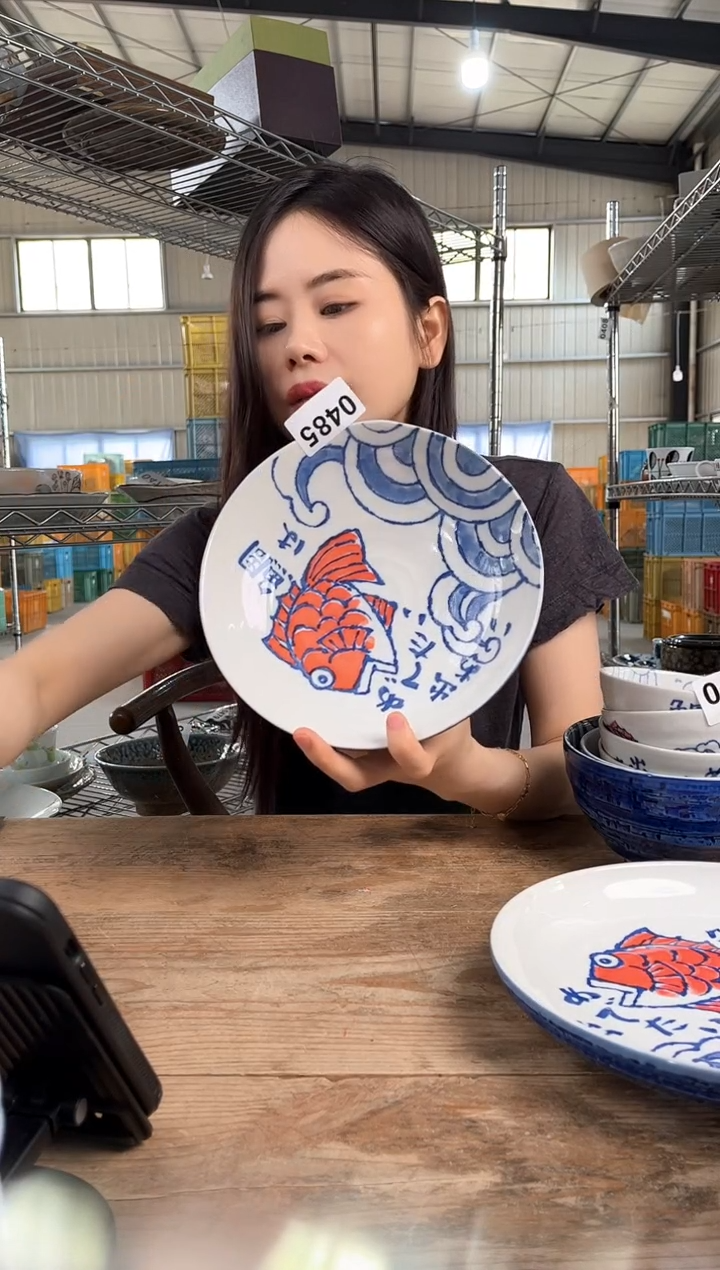 瓷片         485号鲷鱼24*5
