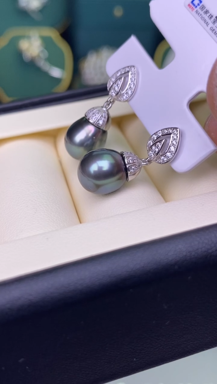 【闪购商品】海水珍珠耳饰银S925镶嵌1