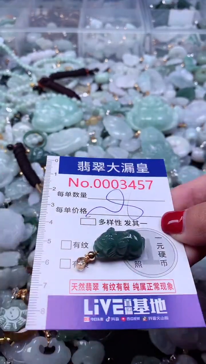 颈饰未镶嵌翡翠3457