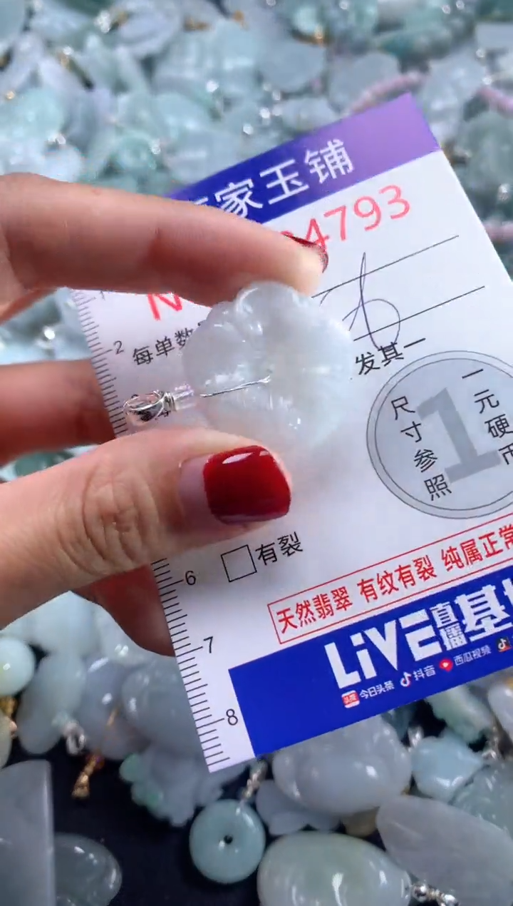 颈饰未镶嵌翡翠4793