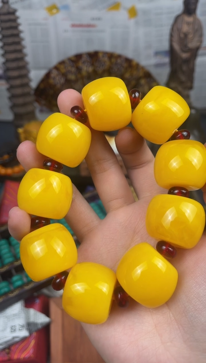 未镶嵌蜜蜡手链23