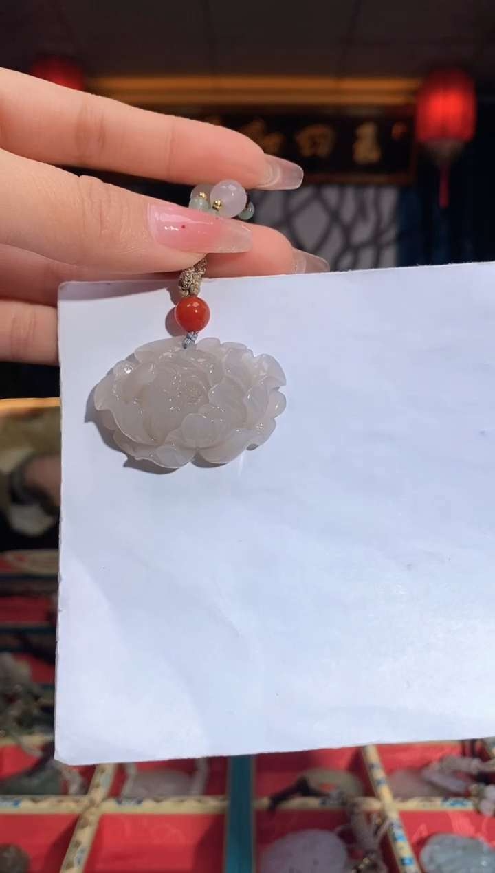 【闪购商品】和田玉颈饰未镶嵌花花