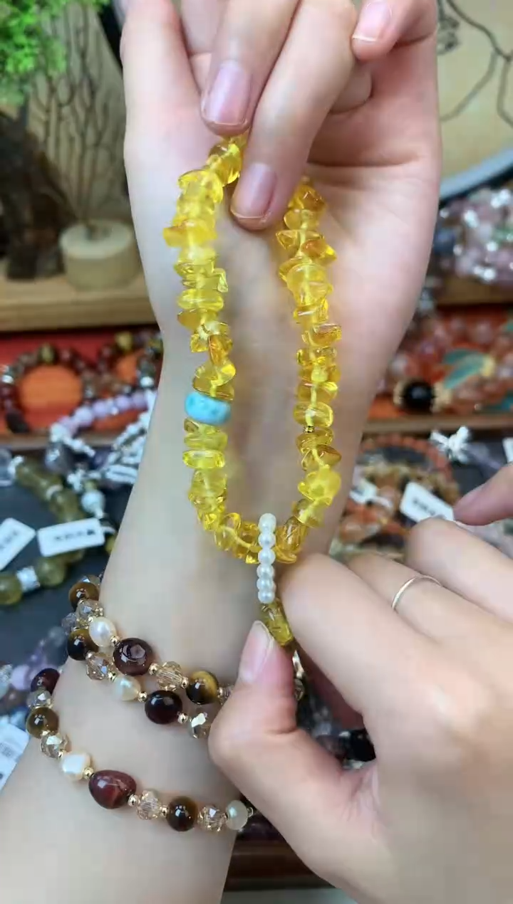 【闪购商品】金珀手链未镶嵌673手串