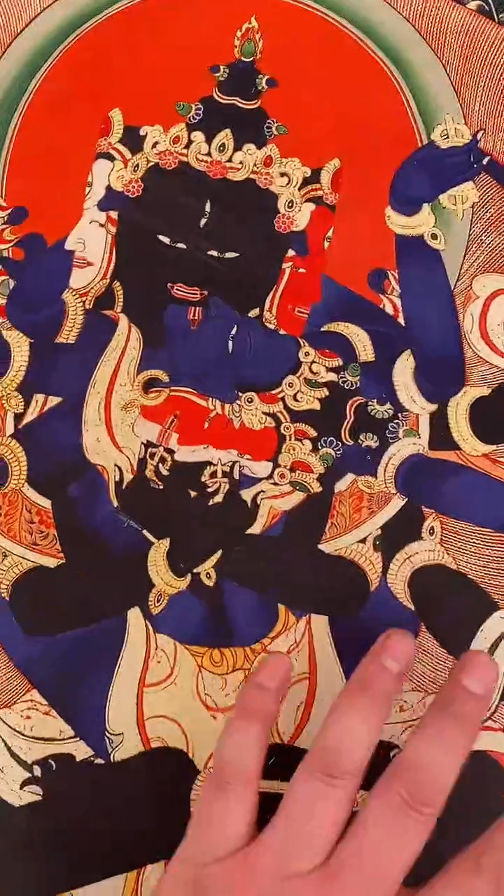 装裱画精美唐卡tk16315