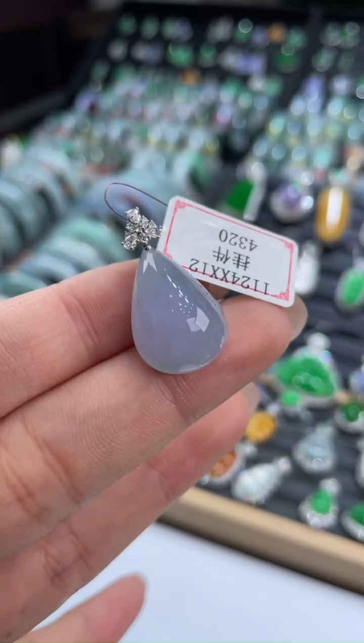 18K金镶嵌挂件翡翠1124XX12