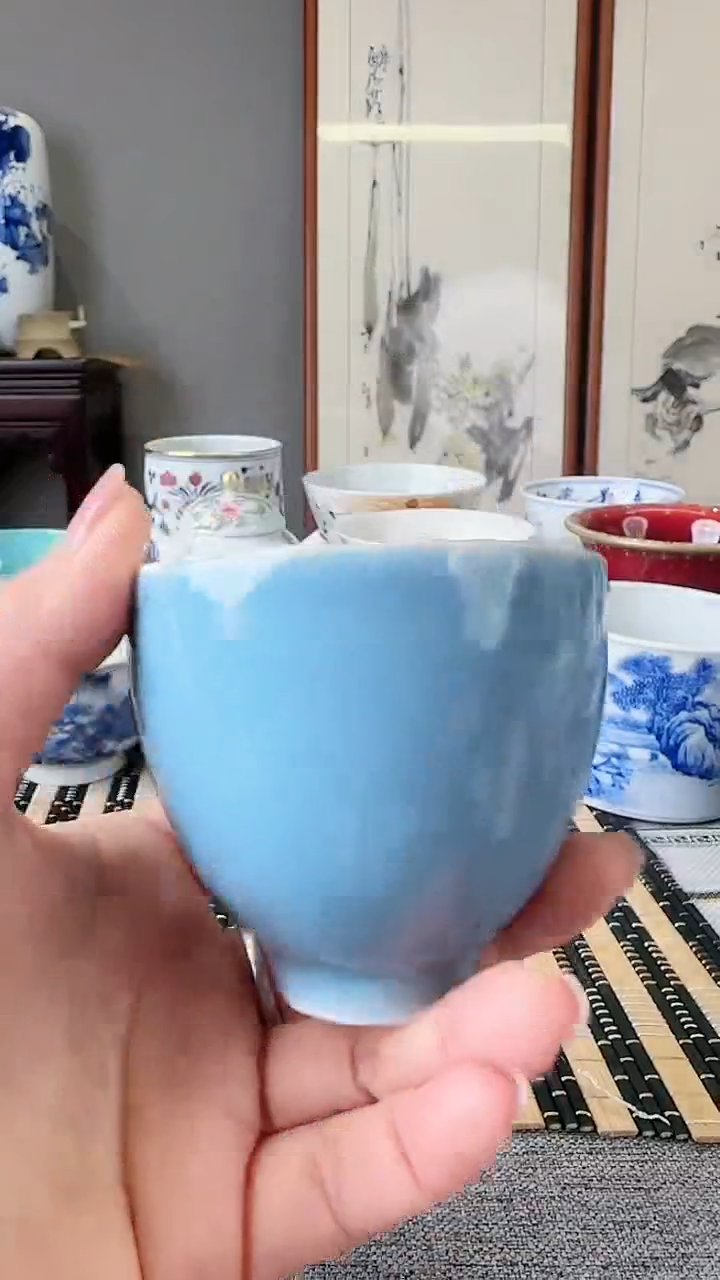 【闪购商品】摆件景德镇手工手绘杯子