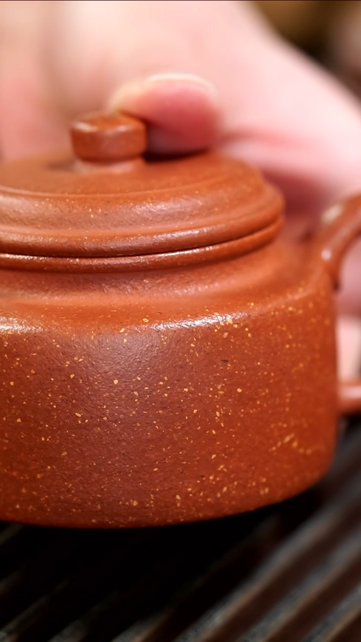 【闪购商品】紫砂茶壶11-御闳手作青降坡小德钟120cc