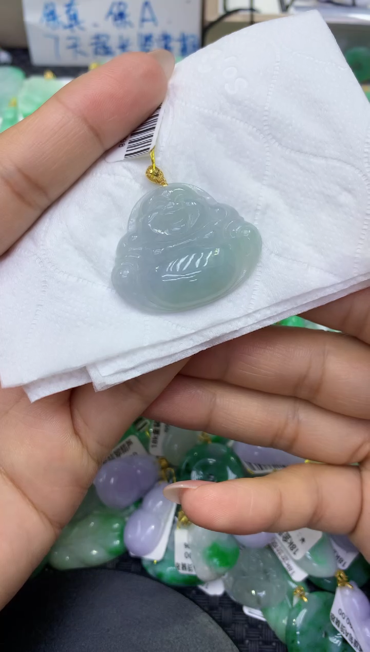 颈饰未镶嵌翡翠天然缅甸A货翡翠