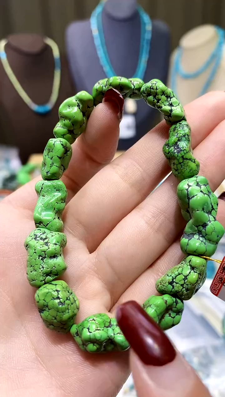 【闪购商品】绿松石手串未镶嵌338