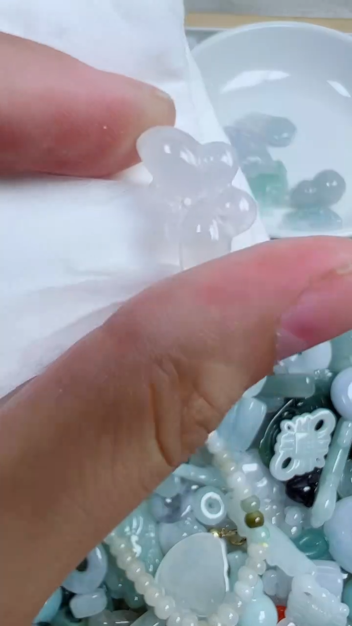 散珠翡翠223号链接，A货翡翠