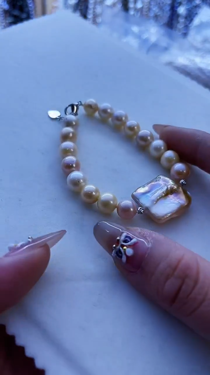 【闪购商品】淡水珍珠手链未镶嵌711