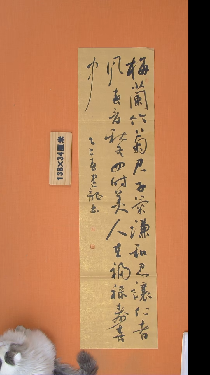 书法杨老师精美作品138*34