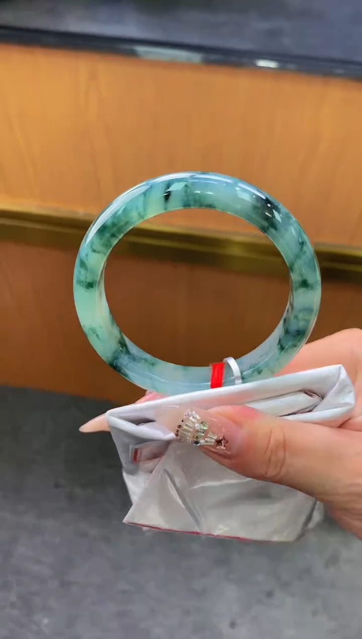 未镶嵌手镯翡翠-F83-正圈58.8