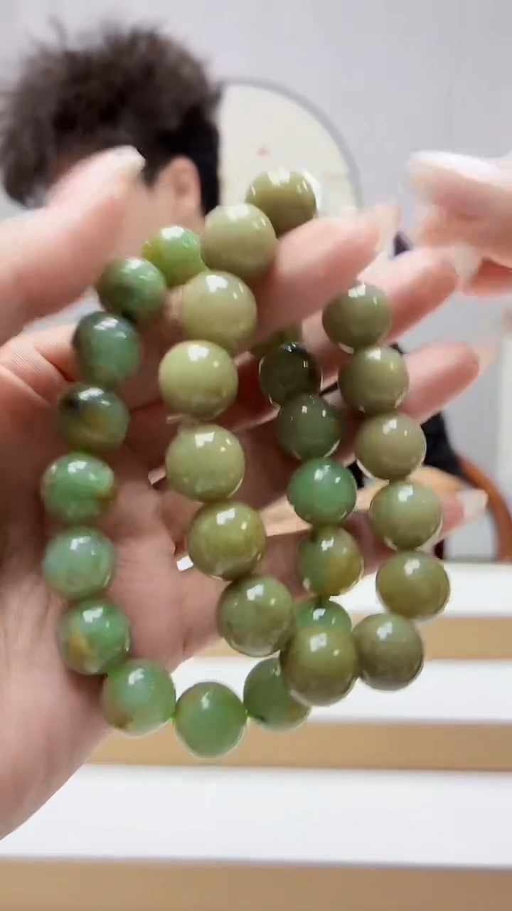 未镶嵌定制翡翠4688MM-毛货两条手串151