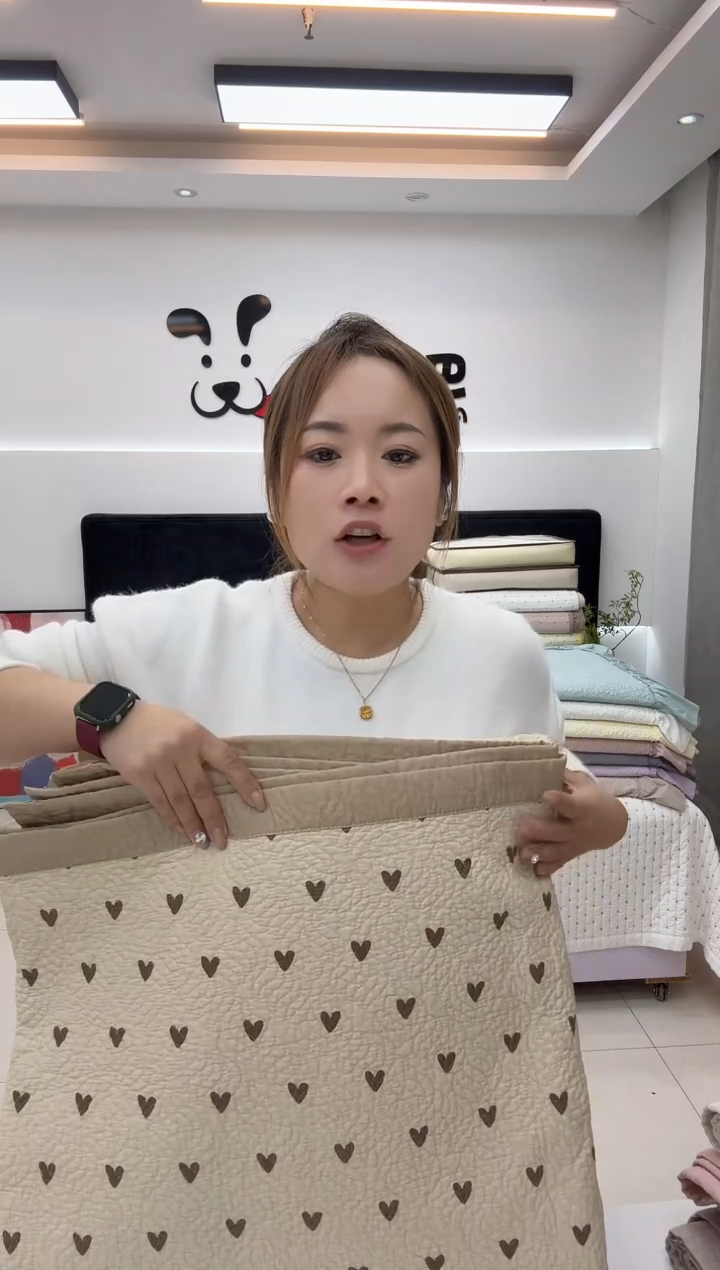 棉双面纯棉戴丽赫本220x240三件套